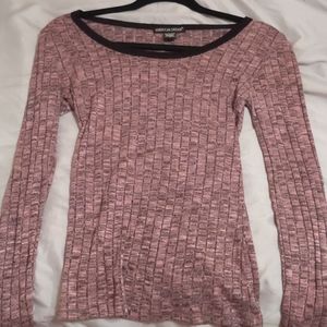 Pink long sleeve top